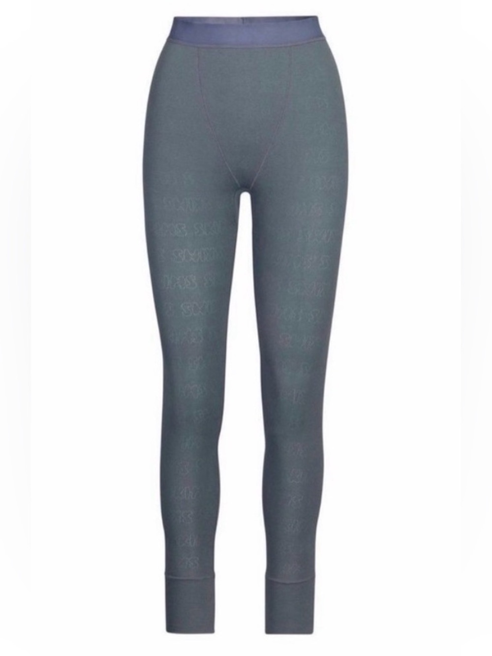 SKIMS Pointelle Lounge Leggings Slate Grey Large